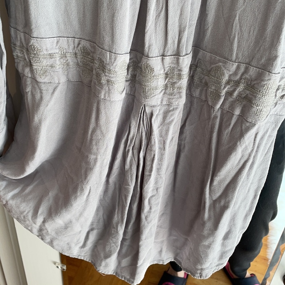 Grey great shape shirt with tie - Picture 9 of 9